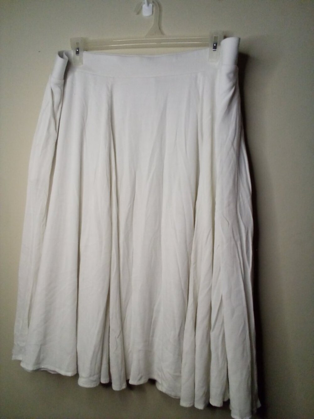 Torrid Skirt Women 3 3X Pull On Elastic Flowing Lined White - Picture 11 of 16